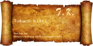 Tukacs Kitti névjegykártya